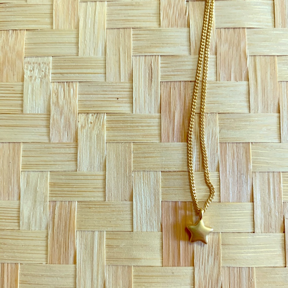 Madewell Goldtone Star necklace